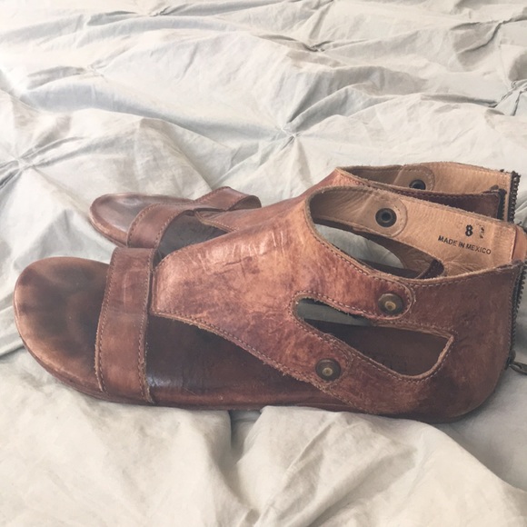 Bed Stu Sota sandal, distressed tan, size 8 - Picture 2 of 6